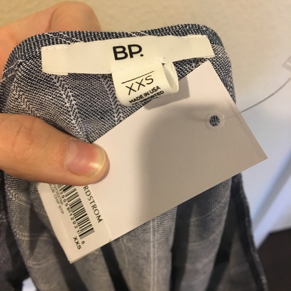 NWT BP ruffle trim stripe cotton shift dress - Picture 7 of 7